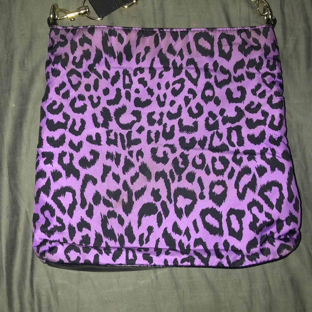 🌟Donated. Purple cheetah purse - Picture 9 of 12